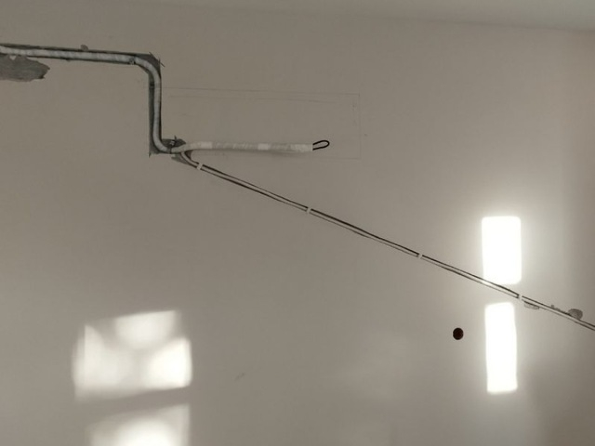 Трасса для кондиционера, Прокладка трасс