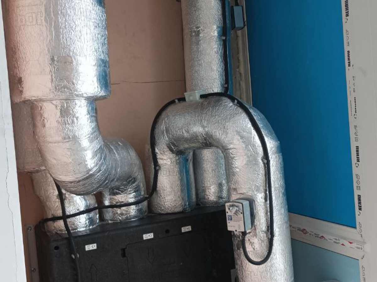 Выведена венткамера, система вентиляции